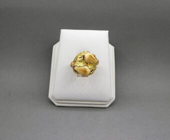 Přepychový zlatý prsten Grandle - 3