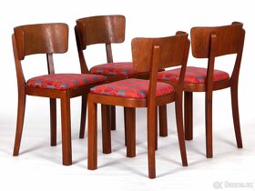 Luxusní dubové ArtDECO židle po renovaci. - 3