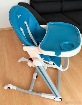 Bo Jungle jídelní židlička B-HIGH CHAIR Blue - 3