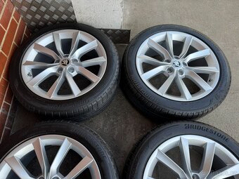 Alu 18" 5x112 orig. škoda "Modus" letní 75%, SUP3 - 3