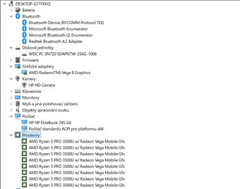 HP EliteBook 745 G6,AMD Ryzen 5,WIN 11,SSD 256GB,RAM 8GB,14 - 3