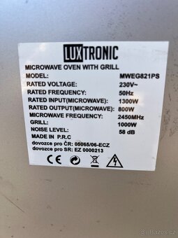 Mikrovlnná trouba Luxtronic - 3