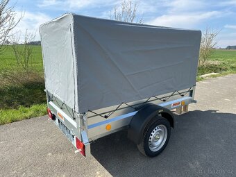 Přívěs + plachta 80 cm od bočnic | nový, záruka - 3