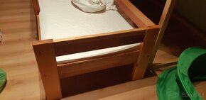 Dětská postel 160x70 s úložným prostorem a matrací - 3