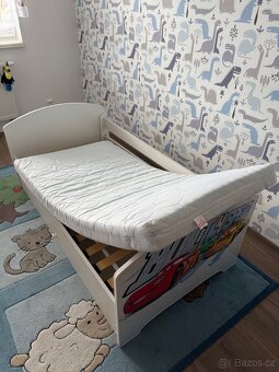Dětská postel se šuplíkem 160x80cm AUTÍČKO - 3