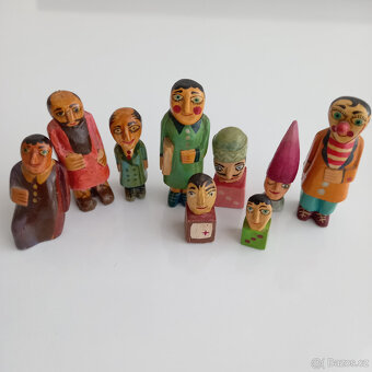 Originální miniatury/lipové dřevo - 3