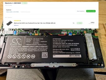 Acer Swift 3 – výkonný notebook | NOVÁ baterie | Windows 11 - 3