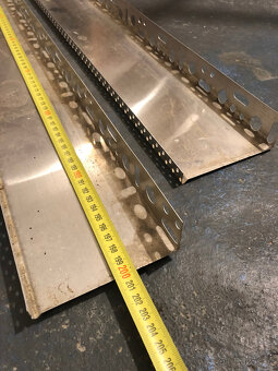 Zakládací lišta s okapnicí hliníková - 3