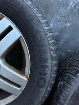 Alu VW 5x100 r15 - zimní pneu - 3