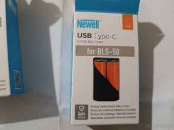 Baterie OM System Newell bls-50 usb-c - 3