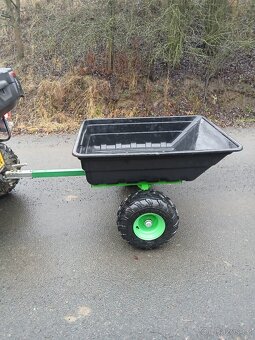 Prodám vozík,  přívěs za čtyřkolku nebo zahradnií traktor - 3