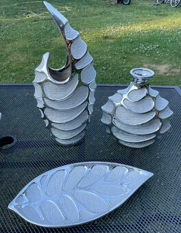 Keramické vázy a dekorace moderní - 7 kusů - 3