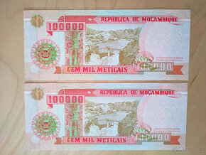Mozambik - 100 000 meticais - 3