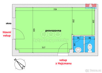 Pronájem obchod a služby, 31 m², Ostrava, ul. Horní - 3