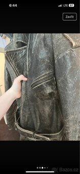 Pánská bunda L z pravé kůže 1990 - 3