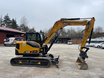 Pásové rypadlo SANY SY80U - 3