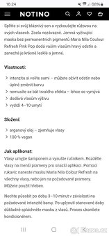 Růžová maska na vlasy - 3