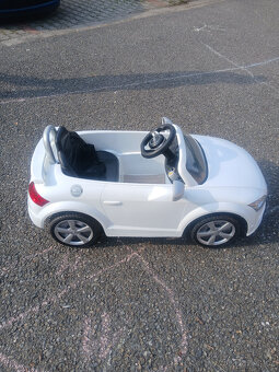 Audi TT RS dětské auto s dálkovým ovládáním bílé - 3