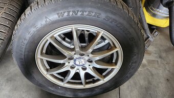 orig. alu kola Mercedes 17" + pneu Dunlop winter sport - 3