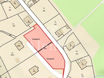 Prodej stavebního pozemku 825 m², Čenkov, okr. Příbram - 3