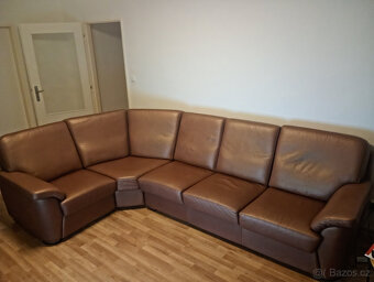 Kožená sedačka, rohová, telecí kůže 300x200 - 3