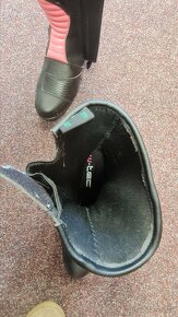 Motorkářské boty dámské, černo růžové na 38 nohu - 3