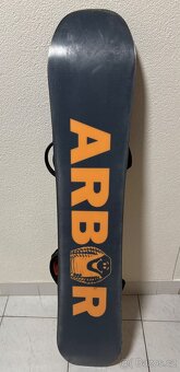 Snowboard ARBOR 130 cm +vázání + boty - 3