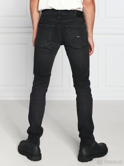 TOMMY HILFIGER BLACK SLIM JEANS STREČOVÉ W 30 L 34 🤩 - 3