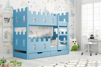 Dětská patrová postel Zámek - 3