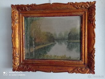 3 obrazy olejomalby kus 3000 - 3