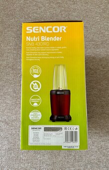 Nový smoothie mixér Sencor Nutri Blender SNB 4301RD - 3