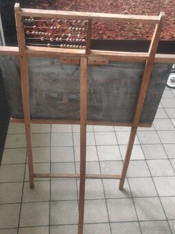 Stará dětská tabule s počítadlem - 3