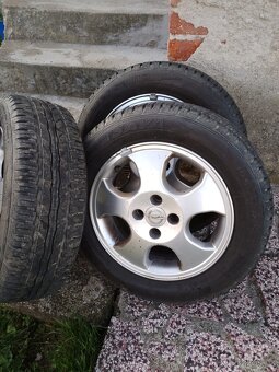 Opel Astra litá kola s pneumatikami 195/60 R15 - 3