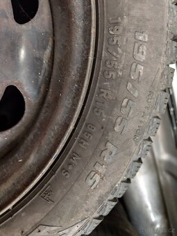 Zimní pneu 195/55 r15 - 3