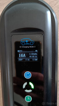 Nabíječka, nabíjecí kabel Typ 2 11kW 3F/1F, držák na zeď - 3