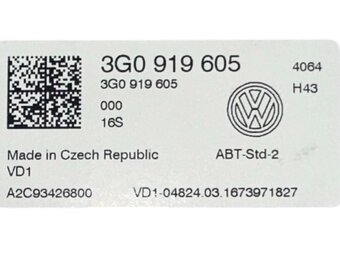 Original navigace 3G0919605 VW Golf 7 r.v. 2016 - 3