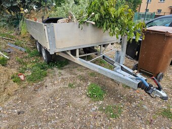 Nákladní vozík bržděný - 1500kg nosnost po stk - 3