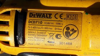DeWalt aku vrtačka 10,8V - 3