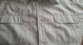 Pánská slim košile s proužky Refree Denim/XL/2x67cm - 3