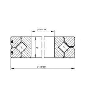 Hydraulická ruka - ložisko sloupu HIAB 160 (bearing column) - 3