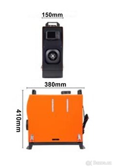 Naftové topení VEVOR s LCD, DO, Bluetooth 8kW CZ návod - 3