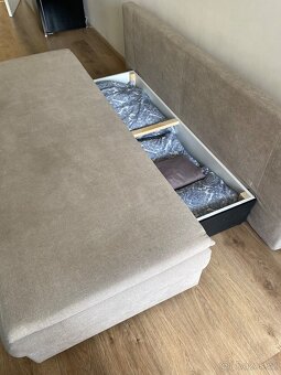 Rozkládací sedačka s úložným prostorem - 3