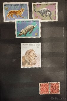 Sbírku známek známky 4x album č1 - 3