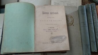 Staré knihy orig.1905 + starož.savé hladítko inkoust.podpisů - 3