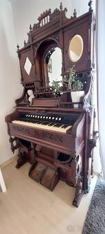 Plátkové harmonium W. Howlett & sohn NEEDHAM Waschington - 3