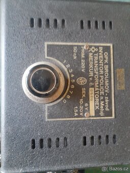 Starožitný  transformátor na vláček - 3