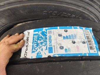 Nové 4ks Pneu Crosswind 215/75 R17.5 - 3
