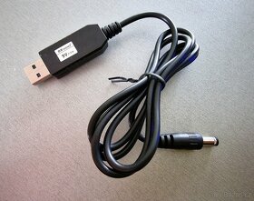 Redukce s měničem napětí z USB na DC 5.5/2.1mm s výstupem 9V - 3