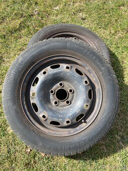Ocelove disky 14 s pneu, 8ks, z Fabie. - 3