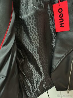Nová kožená bunda originál Hugo Boss vel. M - 3